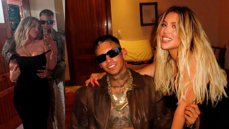 Dieron a conocer una polémica foto de Wanda Nara y L-Gante que revolucionó las redes