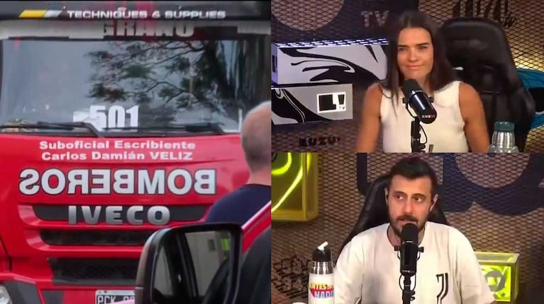 Se incendió el edificio de Luzu TV: la reacción en vivo de Diego Leuco al desalojar