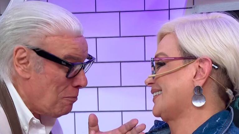 Carmen Barbieri apuró a Alberto Martín en vivo con una picantísima pregunta sobre su intimidad: el video