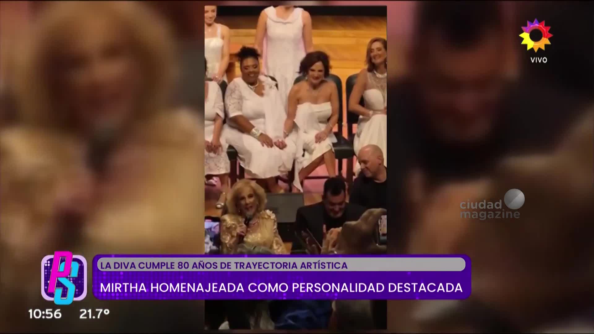 Las emociones de Mirtha Legrand en la noche de su homenaje