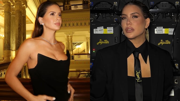 La China Suárez fue acusada de copiarle el look a Wanda Nara en un partido de Mauro Icardi