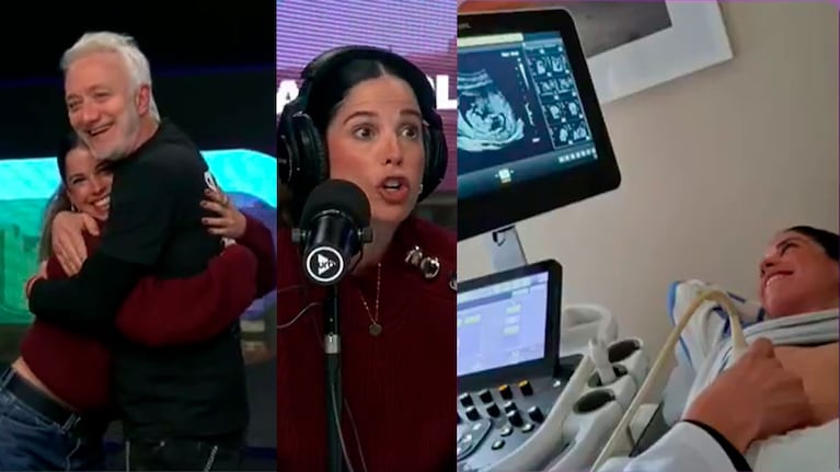 Andy Kusnetzoff reaccionó en vivo al embarazo de Cande Molfese: el emotivo video