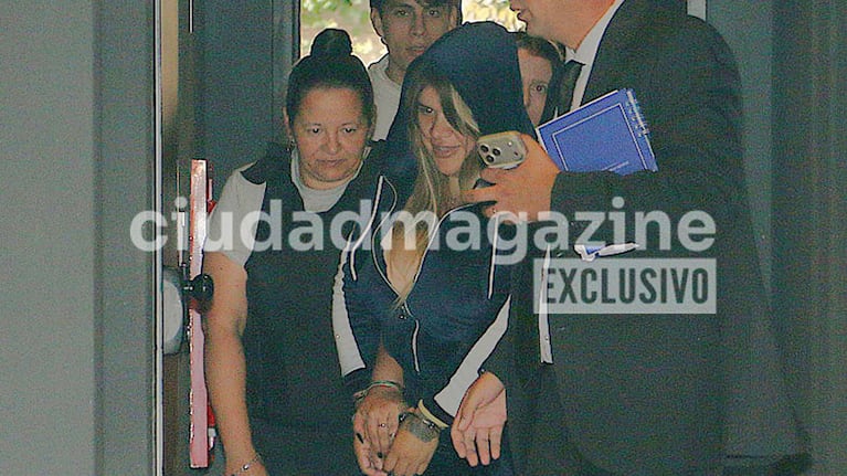 Morena Rial logró la prisión domiciliaria: las fotos de su llegada al departamento de su hermana