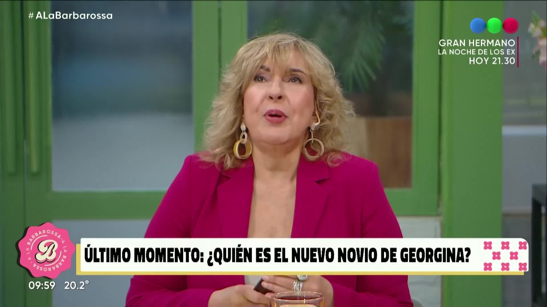 Georgina Barbarossa contó detalles de su romance con un adonis