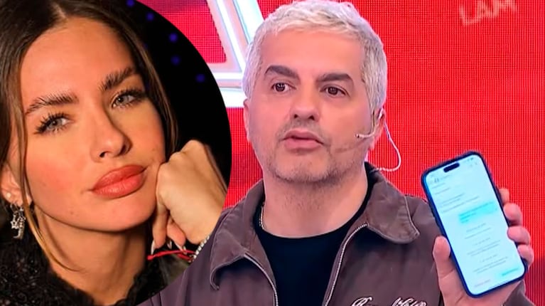 Ángel de Brito expuso a la China Suárez con un mensaje de 2020: video