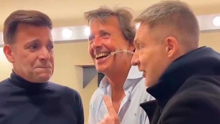 Adrián Suar sorprendió a Martín Bossi y Gustavo Bermúdez con sus divertidos consejos sobre convivencia