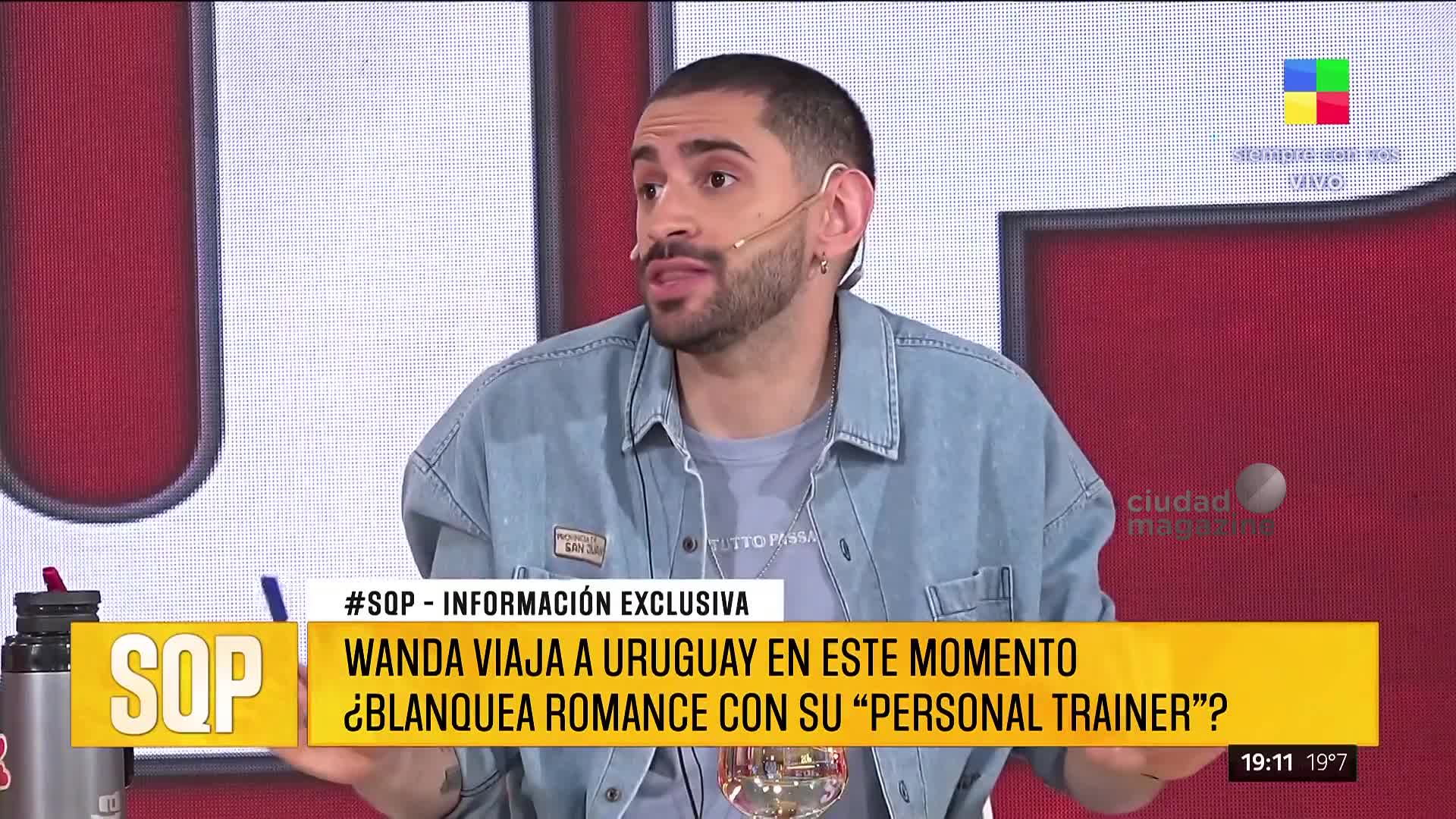 Aparecieron las imágenes de Wanda y Migueles en un ferry hacia Uruguay