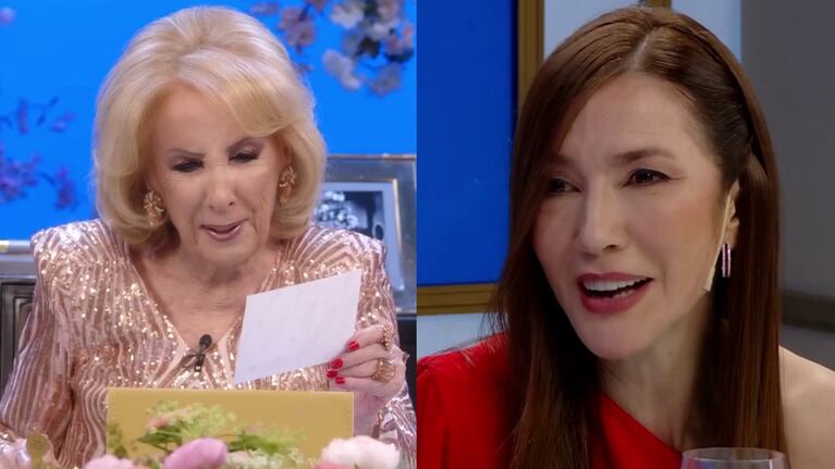 Mirtha Legrand se emocionó en vivo al ver una significativa foto que le llevó Cristina Pérez