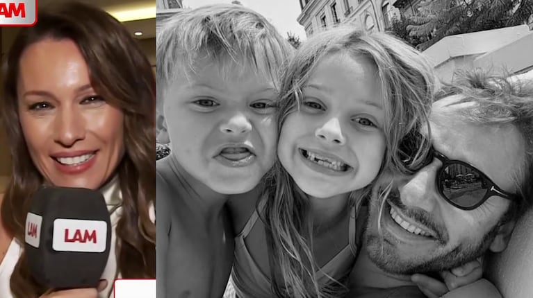 La reacción de Pampita cuando le preguntaron por el reencuentro de Benjamín Vicuña con sus hijos