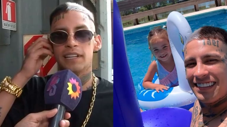 L-Gante reveló el insólito regalo que su hija Jamaica le pidió a Papá Noel