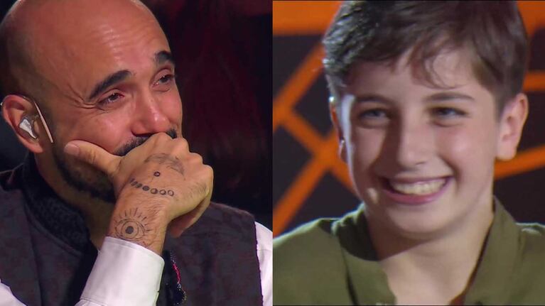 Es mi sueño: un nene hizo llorar a Abel Pintos con su versión de “Sin principio ni final”
