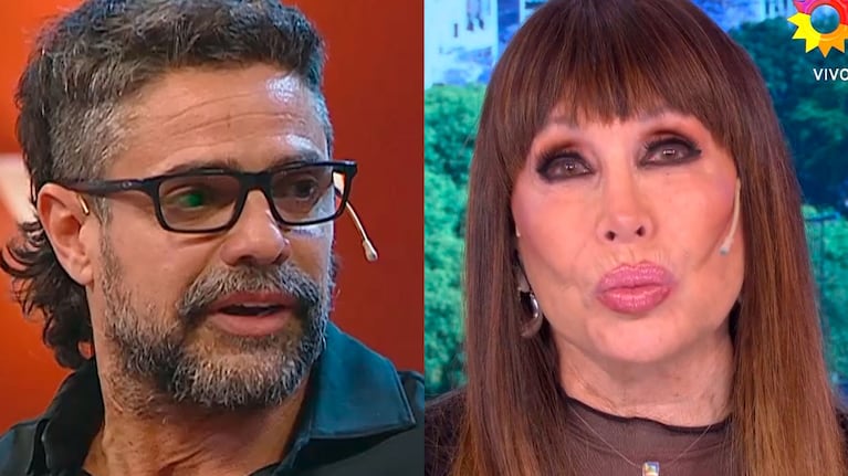 Por qué Moria Casán quedó al borde del llanto en plena entrevista con Luciano Castro