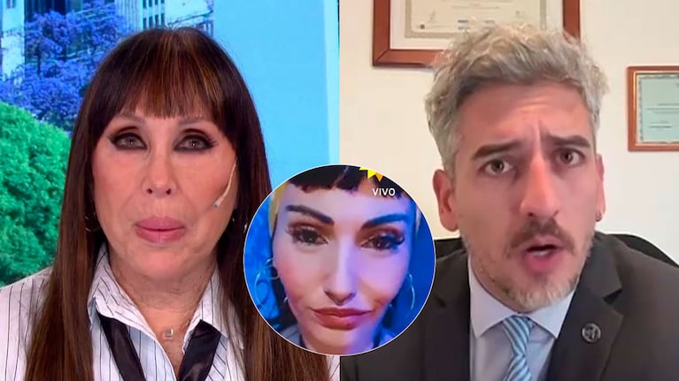 Moria Casán se cruzó en vivo con el abogado de la exnovia de Claudio Barrelier: “Le gusta patotear”
