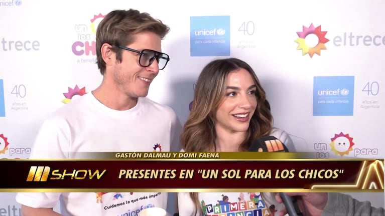 Gastón Dalmau y Domi Faena, streamers solidarios con UNICEF