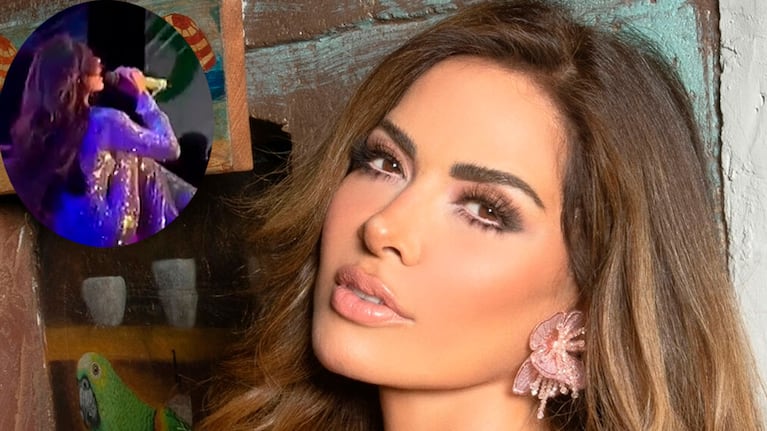 Así fue la caída de Gloria Trevi en pleno show: su reacción sorprendió a todos
