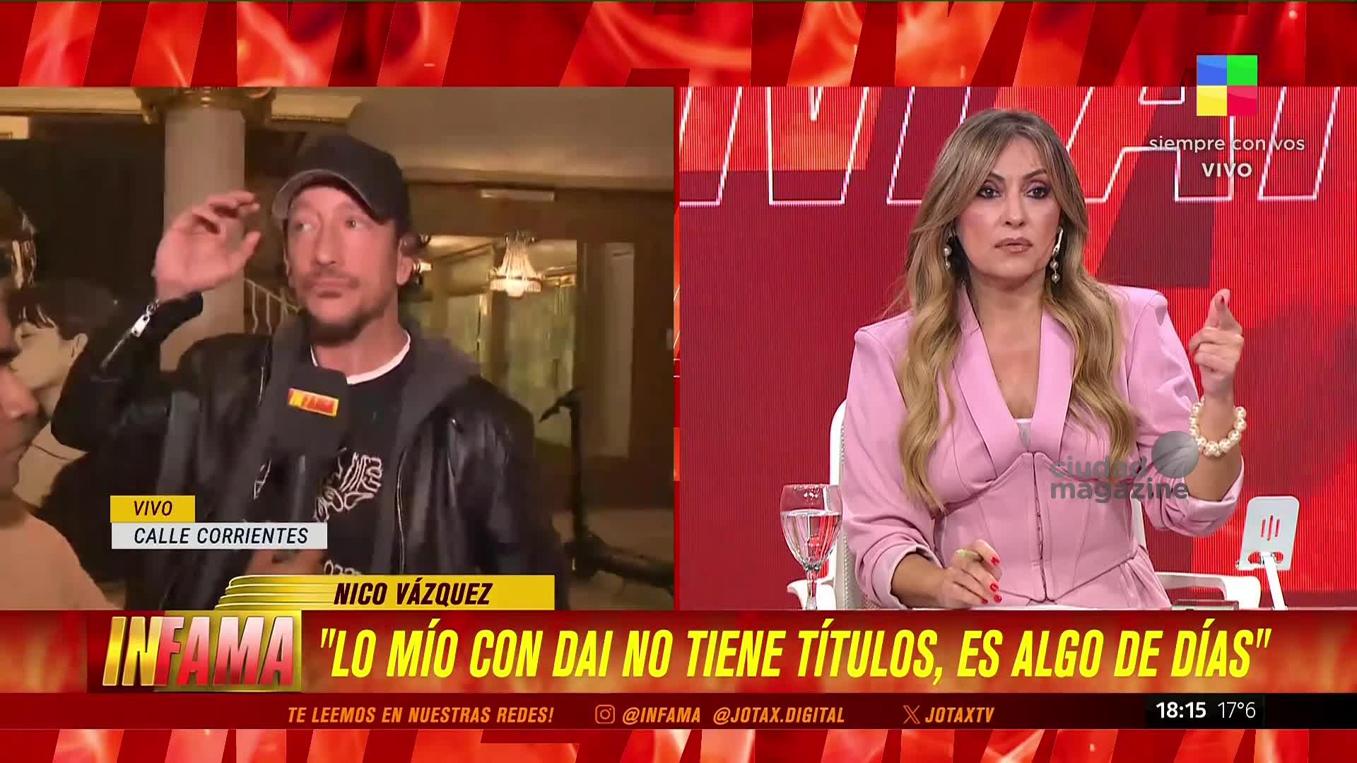 Nico Vázquez habló de Dai Fernández y dejó una frase que lo dice todo 💬
