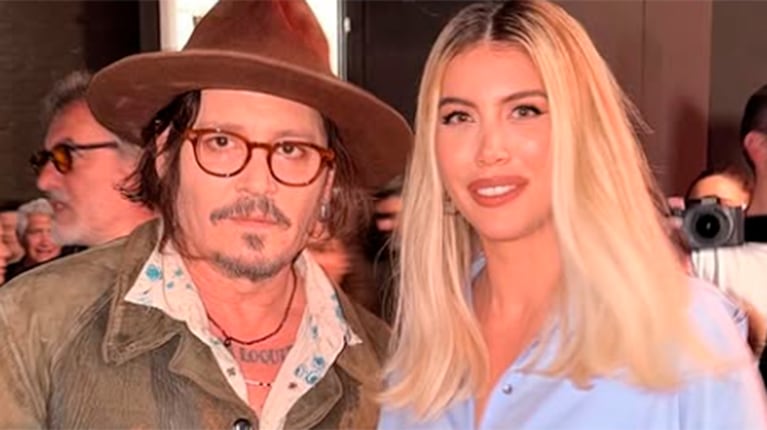 La explosiva repercusión del encunetro de Wanda Nara con Johnny Depp en la TV: “Al boludeo que se prestó”