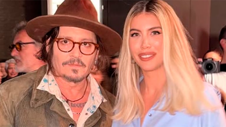 La explosiva repercusión del encunetro de Wanda Nara con Johnny Depp en la TV: “Al boludeo que se prestó”