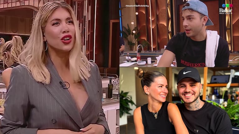 La pregunta de Wanda que incomodó a Rusherking en MasterChef: “¿Qué opinas de la relación de tu ex con mi ex?”