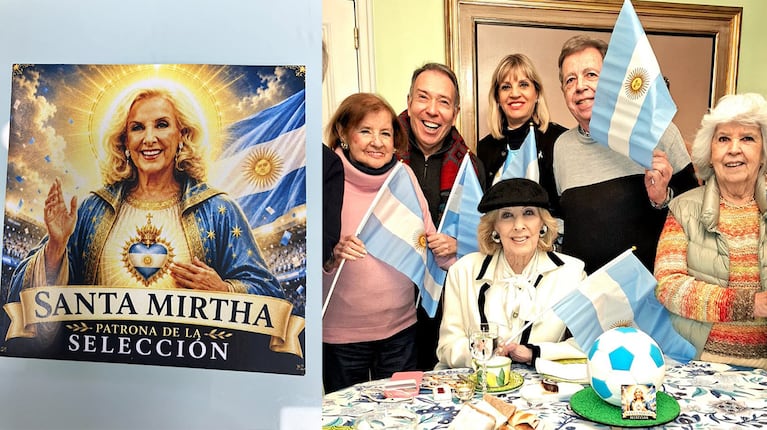 Así es la cábala de Mirtha Legrand para alentar a la Selección Argentina