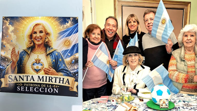 Así es la cábala de Mirtha Legrand para alentar a la Selección Argentina