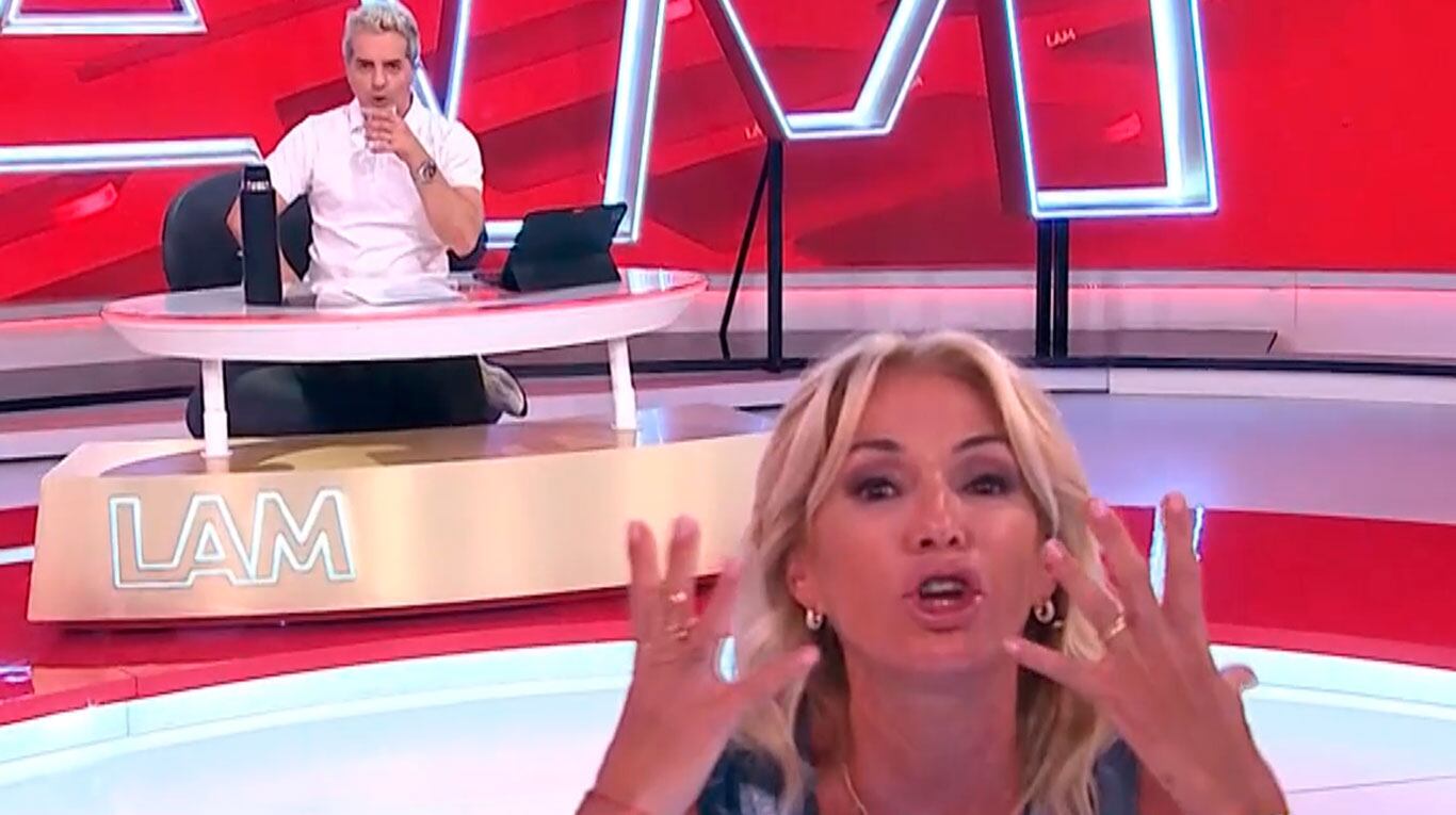 Yanina Latorre estalló en vivo en LAM, insultó a cámara y amenazó con irse: el video