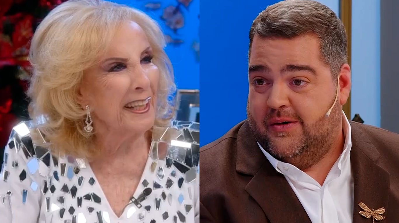 El comentario de Mirtha Legrand a Darío Barassi sobre su peso que se volvió viral: "¿Vos querés...?"