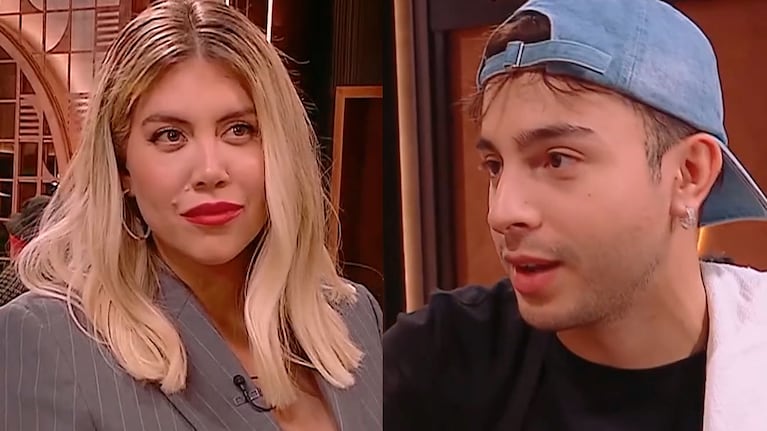 Qué dijo Rusherking cuando Wanda Nara le preguntó si la China Suárez se quedó con pertenencias suyas