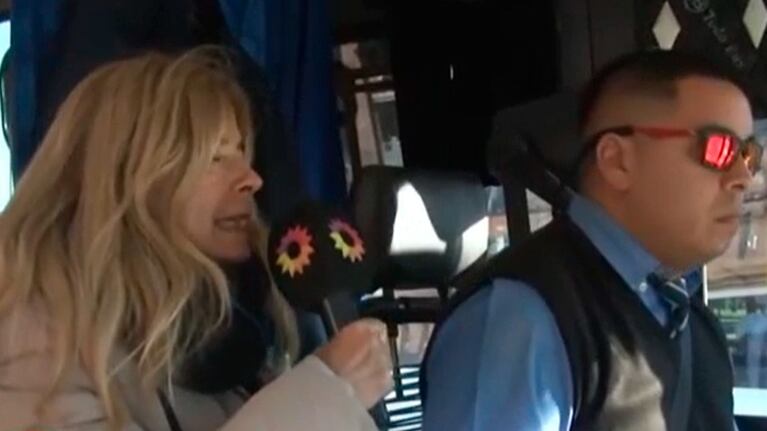 Así bajaron a Mercedes Ninci de un colectivo en medio del paro general: “No le gustó nada”