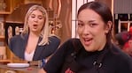 Wanda Nara, descolocada en MasterChef por una pregunta íntima de Evelyn Botto