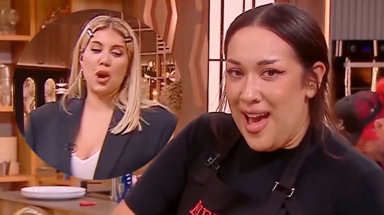 La reacción de Wanda Nara cuando Evelyn Botto le preguntó si besó a mujeres y le pidió un beso