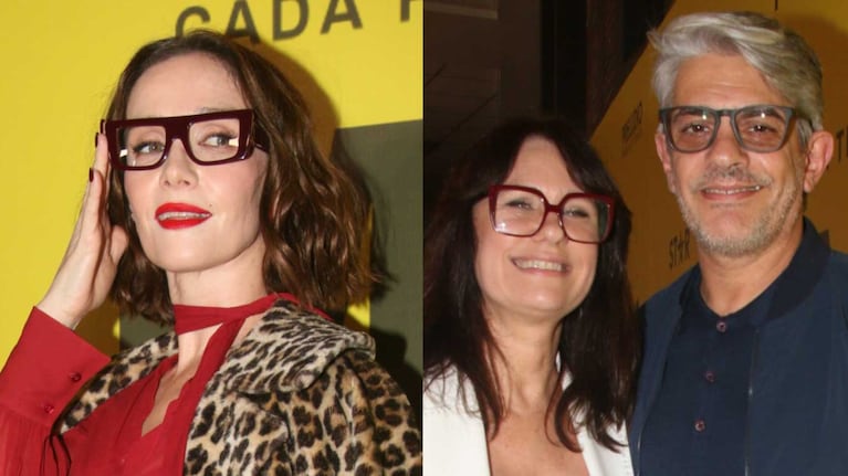 Así fue el extraño encuentro de Natalia Oreiro y Pablo Echarri en la premiere de Mazel Tov que dio que hablar