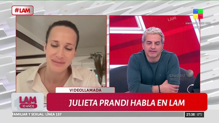 Julieta Prandi hizo llorar a Yanina Latorre: así fue el inesperado momento 