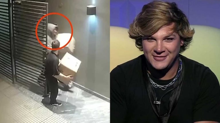 LAM mostró los videos que hunden al ex Gran Hermano acusado de desvalijar un departamento