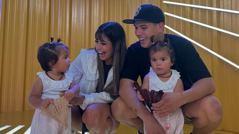 El dulce video de las hijas de Daniela Celis y Thiago Medina a puro baile y ternura