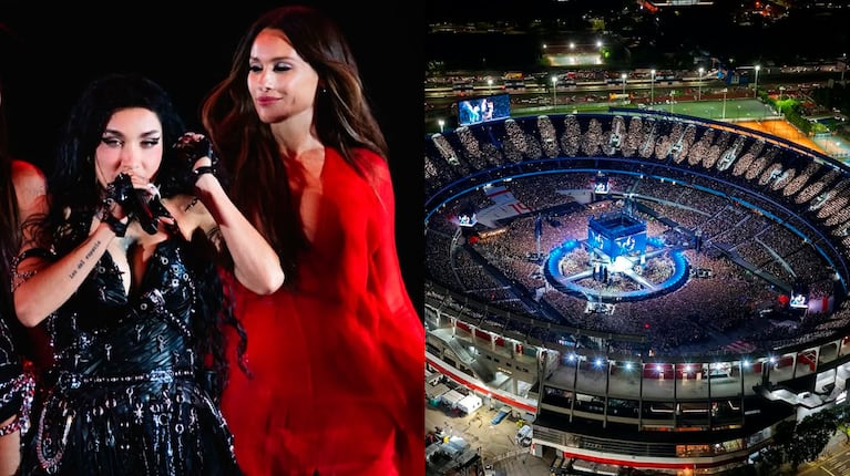 Qué sintió Pampita al desfilar ante 100 mil personas en el show de María Becerra en River