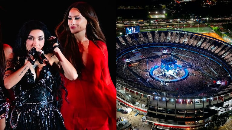 Qué sintió Pampita al desfilar ante 100 mil personas en el show de María Becerra en River
