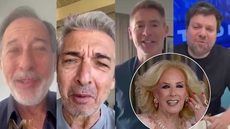 El saludo de los famosos a Mirtha Legrand por su cumpleaños número 98