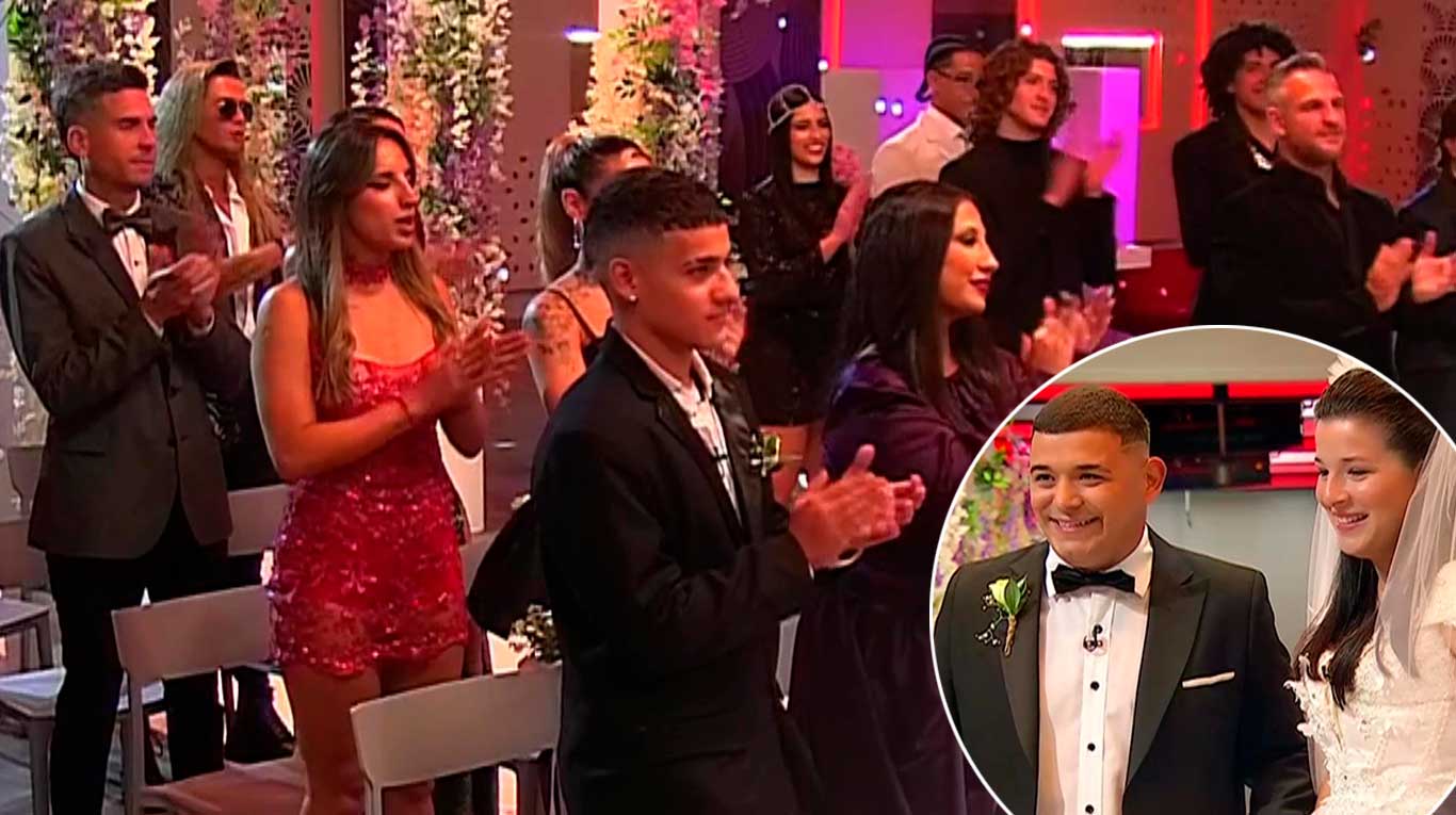Brian y Luciana recibieron una catarata de regalos de Gran Hermano por su boda
