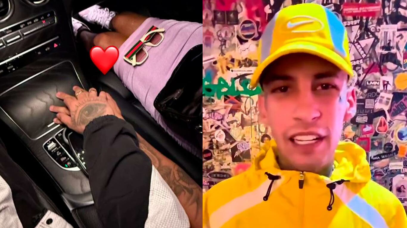 Quién es el nuevo amor al que L-Gante le tomó la mano dentro de su auto