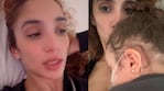 Video: Melody Luz habló desde el hospital de la salud de su hija, de casi dos años