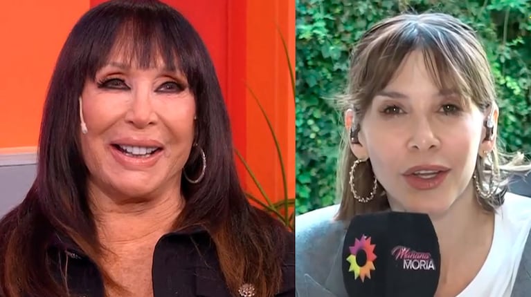Moria Casán hizo un inesperado comentario sobre la cara de Guillermina Valdés en vivo