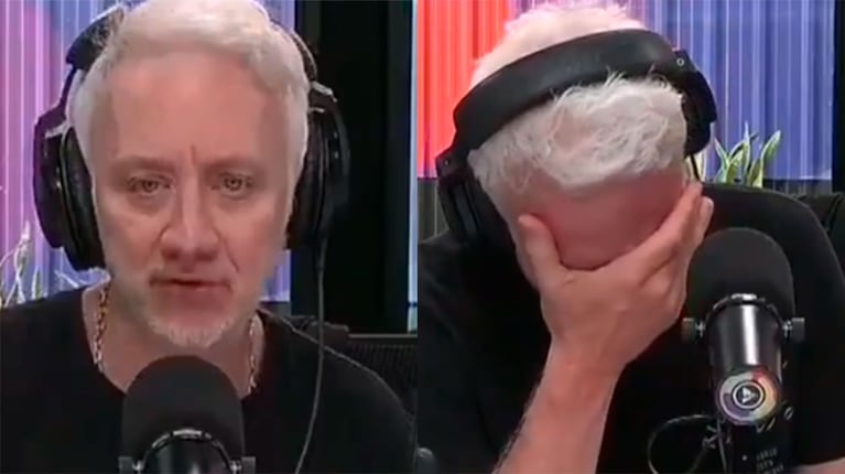 Andy Kusnetzoff se quebró al aire y tuvo que interrumpir su programa: “Perdón, me angustié”