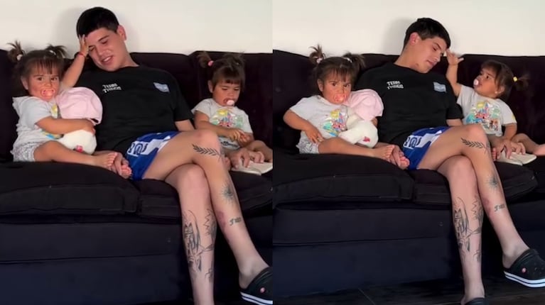 El dulce video de Thiago Medina con sus hijas, en medio de su recuperación: “¿Quién le hace mimitos a papá?”