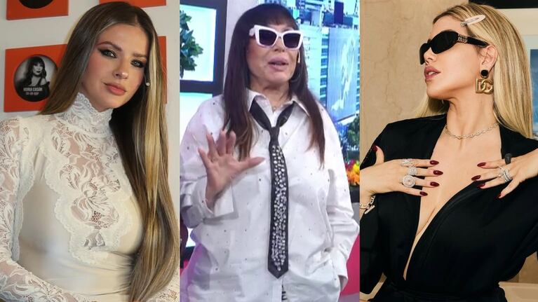 Moria Casán eligió entre la China Suárez y Wanda Nara y fue contundente: “Me parece que...”