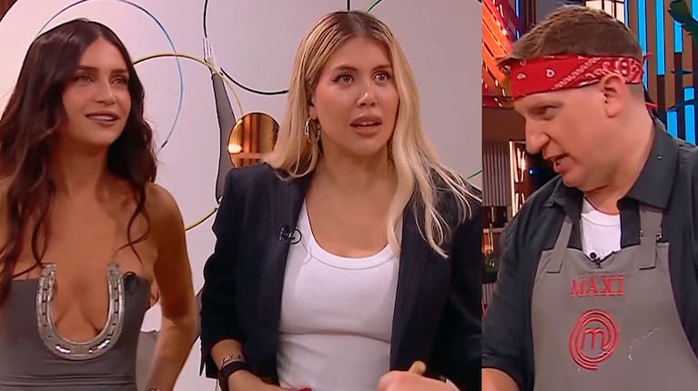 Maxi López hizo una picante referencia a la China Suárez y sorprendió a Wanda y Zaira Nara en MasterChef