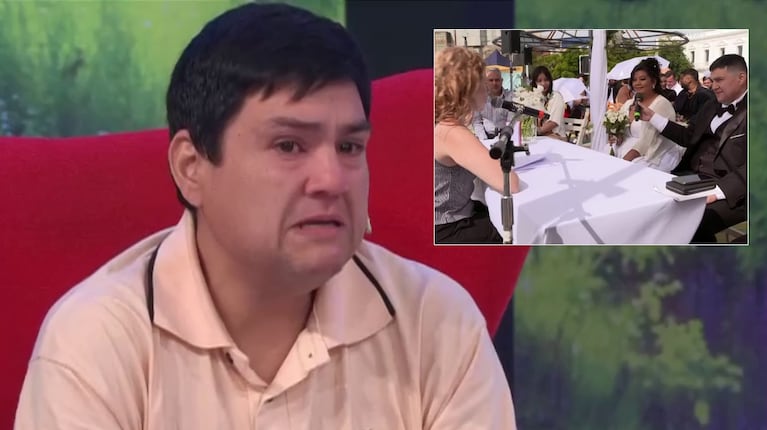 El desconsolado llanto de Luisito en Cuestión de Peso: su esposa Noelia lucha por su vida