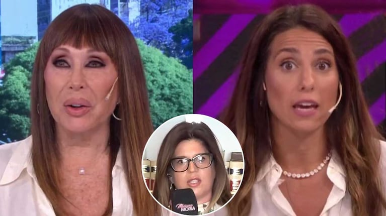 Explosivos posteos de Cinthia Fernández contra Moria Casán tras el cruce con Marcovecchio: “Entre mecheras”