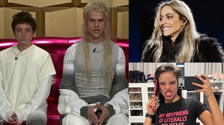 Catriel y Paco Amoroso entraron a Gran Hermano y se metieron en el escándalo de Tini Stoessel y Emilia Mernes