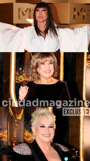 Moria Casán, Carmen Barbieri y Georgina Barbarossa se reconciliaron en los Martín Fierro 2026: el video